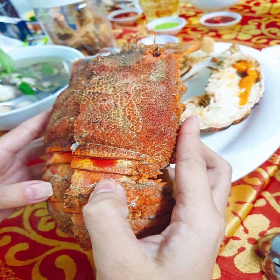 Tôm mũ ni đỏ (tôm vỗ) đông lạnh